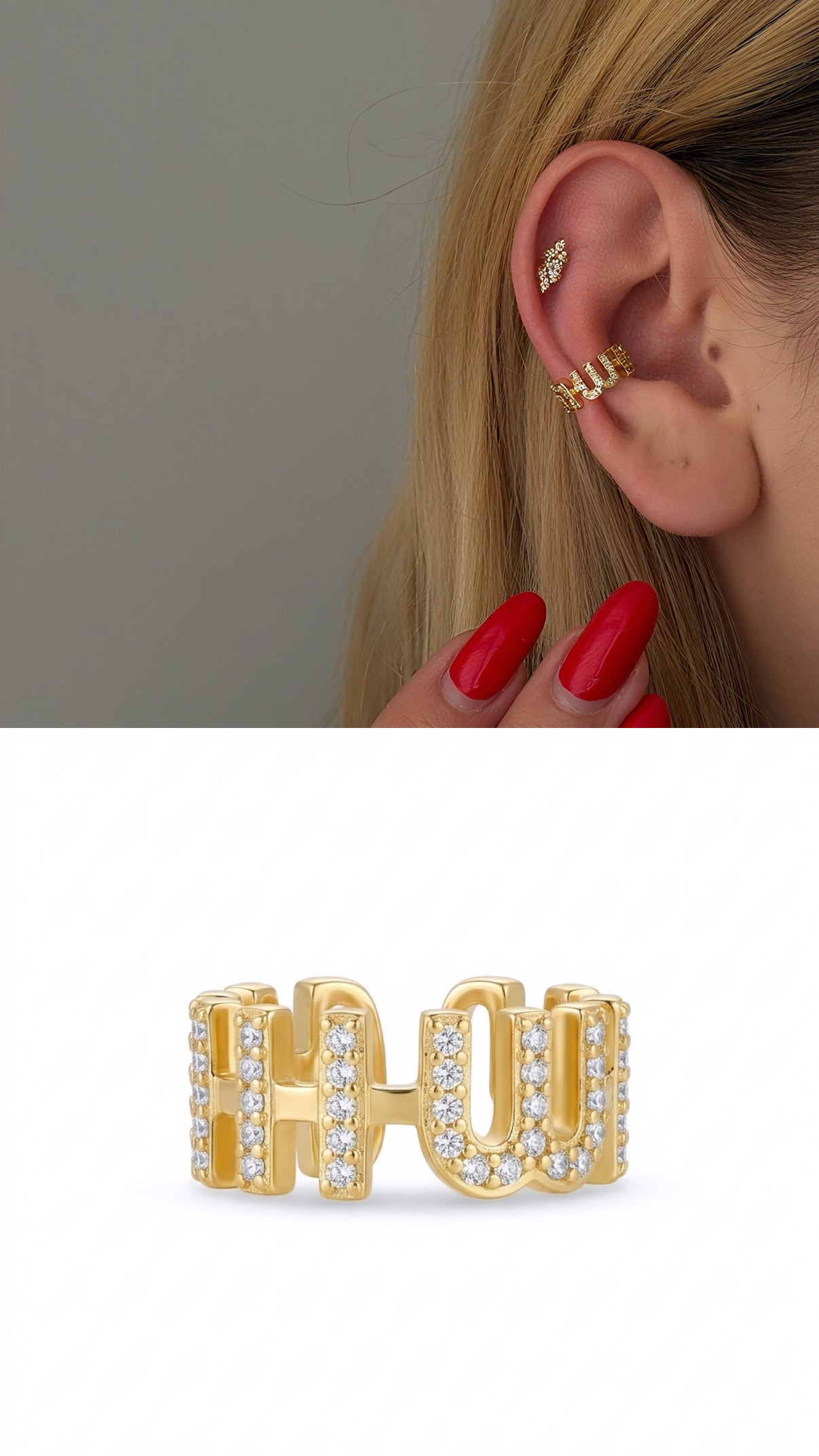 Ear Cuff Stainless Steel Waterproof Trendy Wholesale Myaccessories wholesale jewelry EARCUFFS  Catwalk Jewellery Europe
