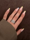 Gold Stackable Ring Stainless Steel Waterproof Trendy Wholesale Myaccessories wholesale jewelry RINGS Catwalk Jewellery Europe