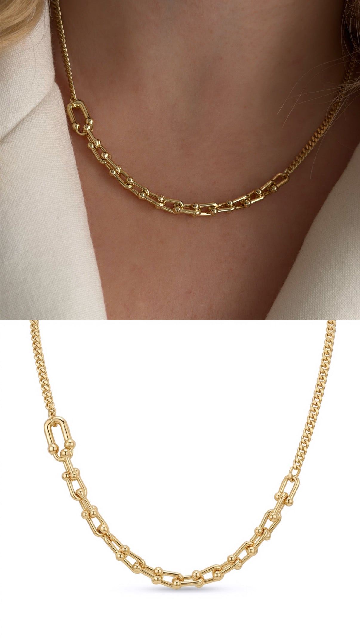 Necklace Stainless Steel Waterproof Layered Trendy Wholesale Myaccessories wholesale jewelry NECKLACE  Catwalk Jewellery Europe