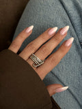 Gold Stackable Ring Stainless Steel Waterproof Trendy Wholesale Myaccessories wholesale jewelry RINGS Catwalk Jewellery Europe