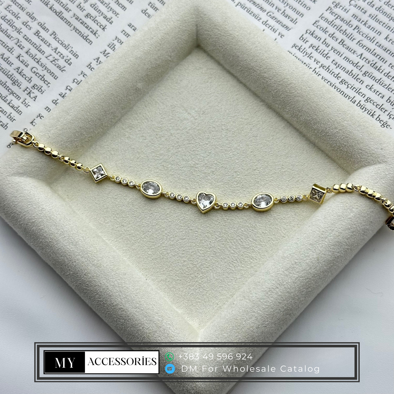 MY5V14BRC086 wholesale jewelry VIP 14K BRACELETS Catwalk Jewellery Europe