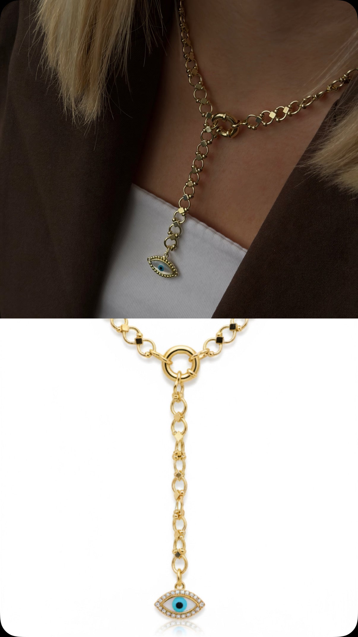 Necklace Stainless Steel Waterproof Layered Trendy Wholesale Myaccessories wholesale jewelry NECKLACE  Catwalk Jewellery Europe
