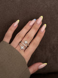 Gold Stackable Ring Stainless Steel Waterproof Trendy Wholesale Myaccessories wholesale jewelry RINGS Catwalk Jewellery Europe