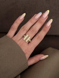 Gold Stackable Ring Stainless Steel Waterproof Trendy Wholesale Myaccessories wholesale jewelry RINGS Catwalk Jewellery Europe