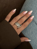 Gold Stackable Ring Stainless Steel Waterproof Trendy Wholesale Myaccessories wholesale jewelry RINGS Catwalk Jewellery Europe
