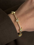 Gold Cz Pave Star Link Tennis Bracelet wholesale jewelry BRACELETS  Catwalk Jewellery Europe