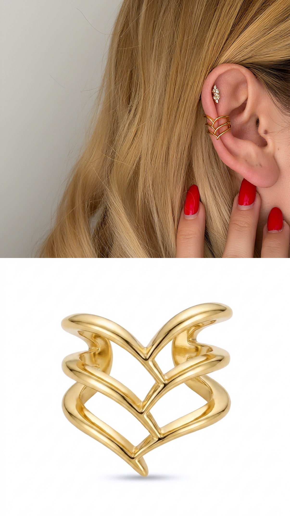 Ear Cuff Stainless Steel Waterproof Trendy Wholesale Myaccessories wholesale jewelry EARCUFFS  Catwalk Jewellery Europe