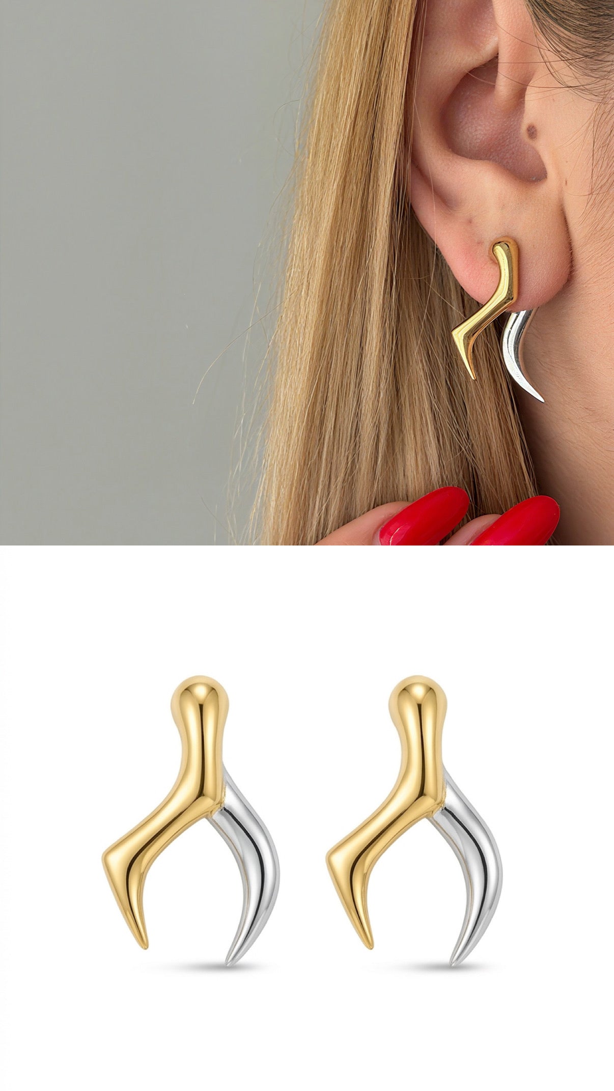 Hoop Earrings Stainless Steel Myaccessories.webp wholesale jewelry VIP 14K EARRINGS  Catwalk Jewellery Europe