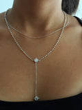 Y Necklace Stainless Steel Waterproof Layered Trendy Wholesale Myaccessories wholesale jewelry Y NECKLACE Catwalk Jewellery Europe