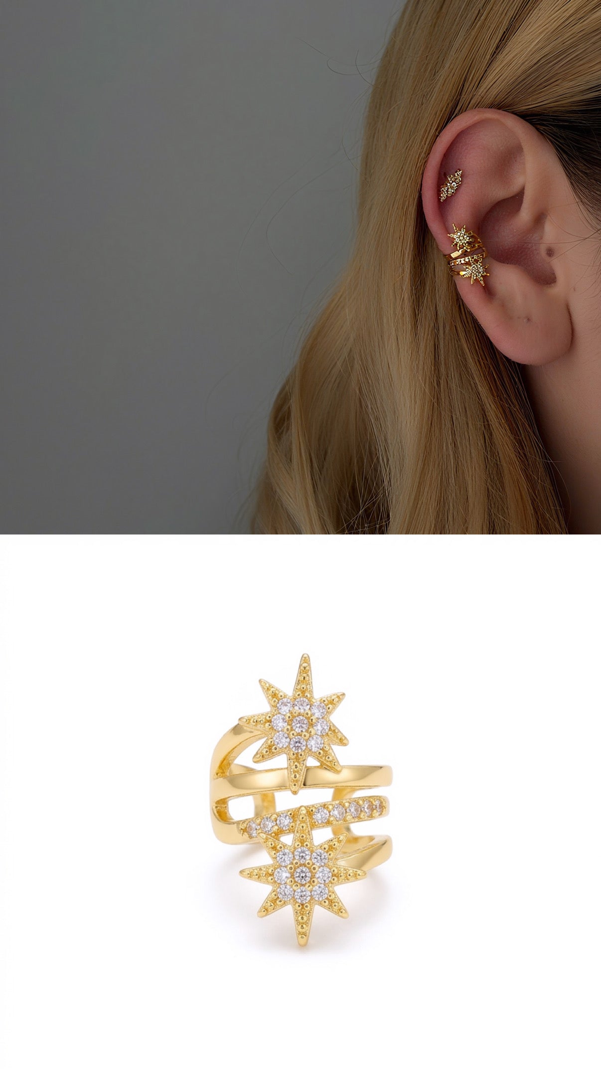 Ear Cuff Stainless Steel Waterproof Trendy Wholesale Myaccessories wholesale jewelry EARCUFFS  Catwalk Jewellery Europe
