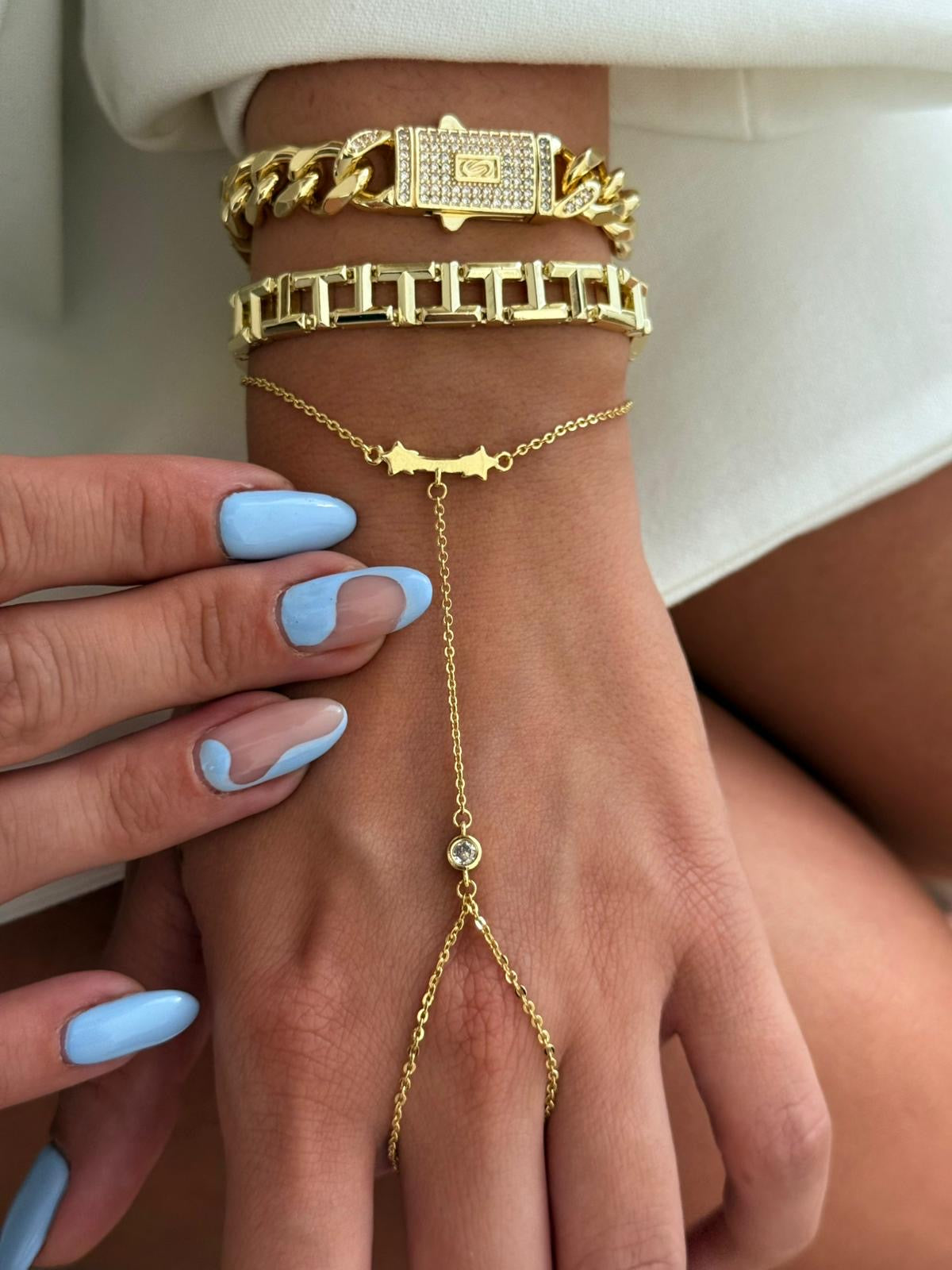 Hand Chain Stainless Steel Waterproof Trendy Wholesale Myaccessories wholesale jewelry HAND CHAINS  Catwalk Jewellery Europe
