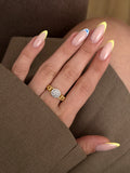 Gold Stackable Ring Stainless Steel Waterproof Trendy Wholesale Myaccessories wholesale jewelry RINGS Catwalk Jewellery Europe