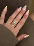 Gold Stackable Ring Stainless Steel Waterproof Trendy Wholesale Myaccessories wholesale jewelry RINGS Catwalk Jewellery Europe