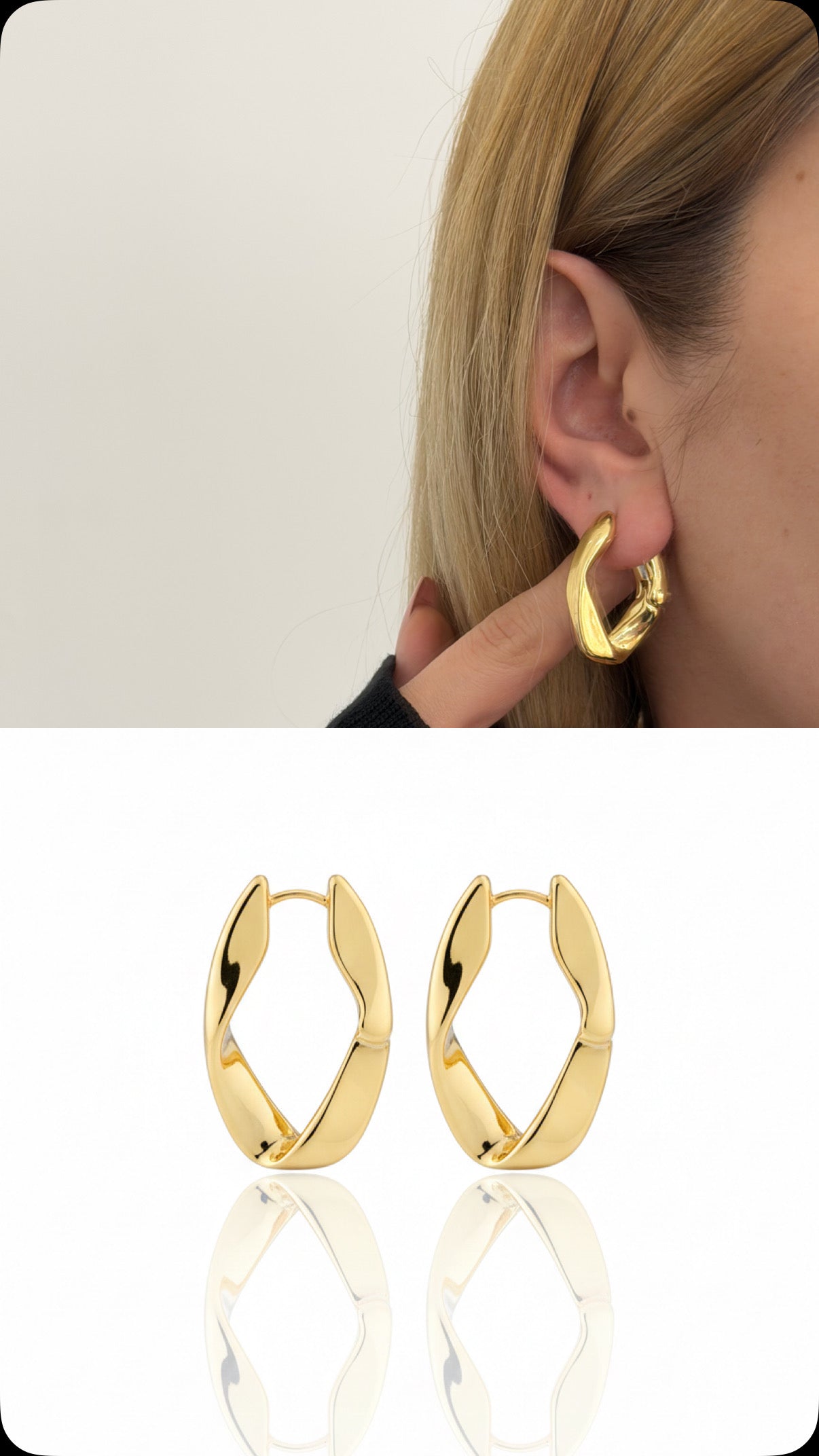 Hoop Earrings Stainless Steel Myaccessories.webp wholesale jewelry VIP 14K EARRINGS  Catwalk Jewellery Europe