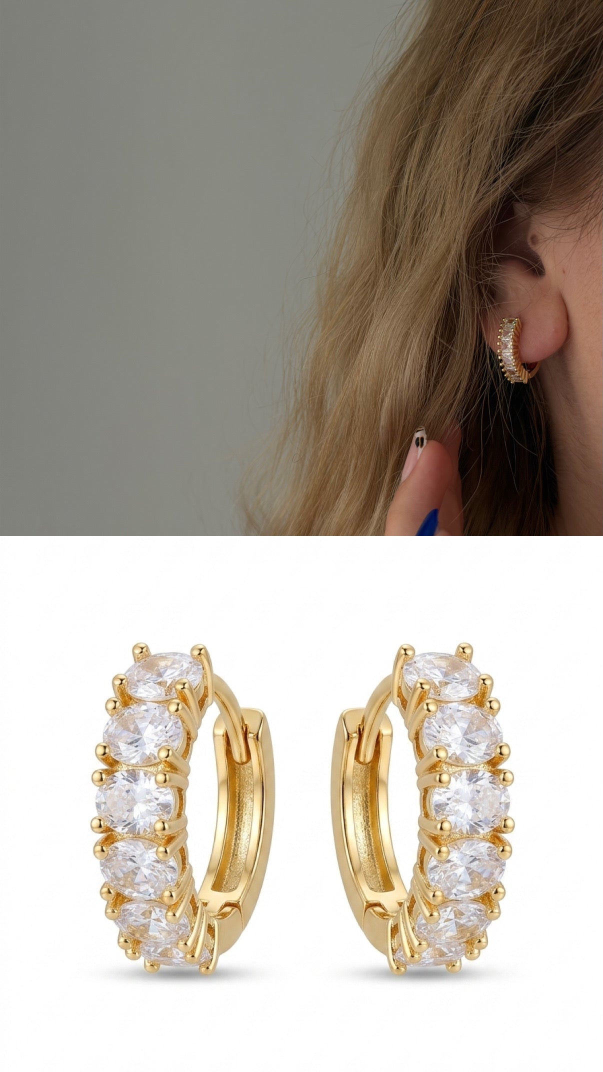 Gold Smooth Small Chunky Hoop Earrings wholesale jewelry VIP 14K EARRINGS  Catwalk Jewellery Europe