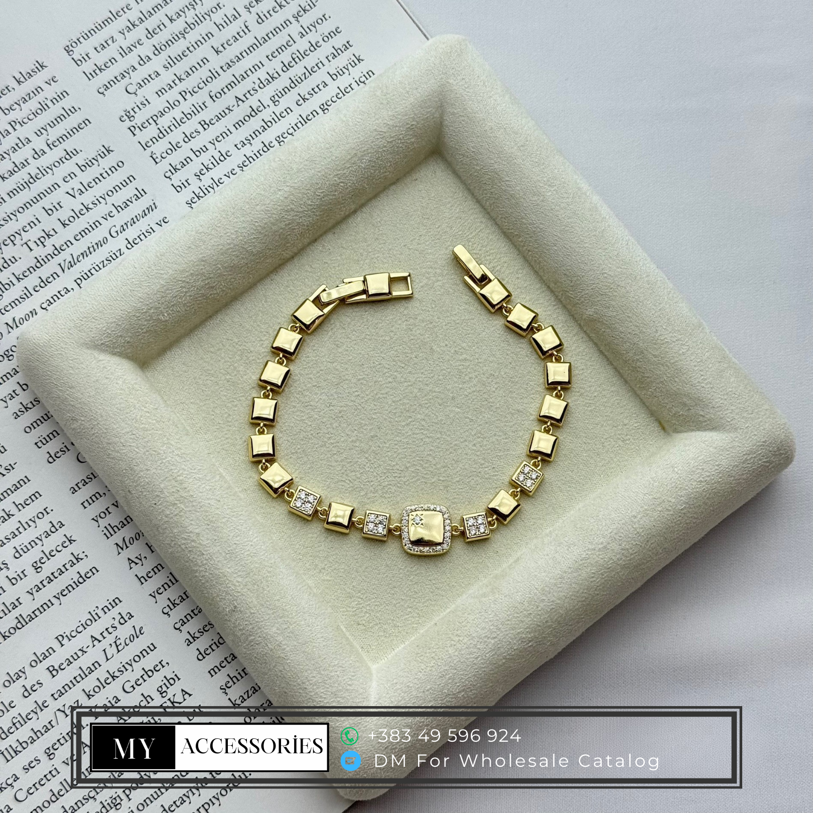 MY5V14BRC065 wholesale jewelry VIP 14K BRACELETS Catwalk Jewellery Europe