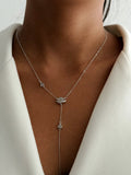 Y Necklace Stainless Steel Waterproof Layered Trendy Wholesale Myaccessories wholesale jewelry Y NECKLACE Catwalk Jewellery Europe