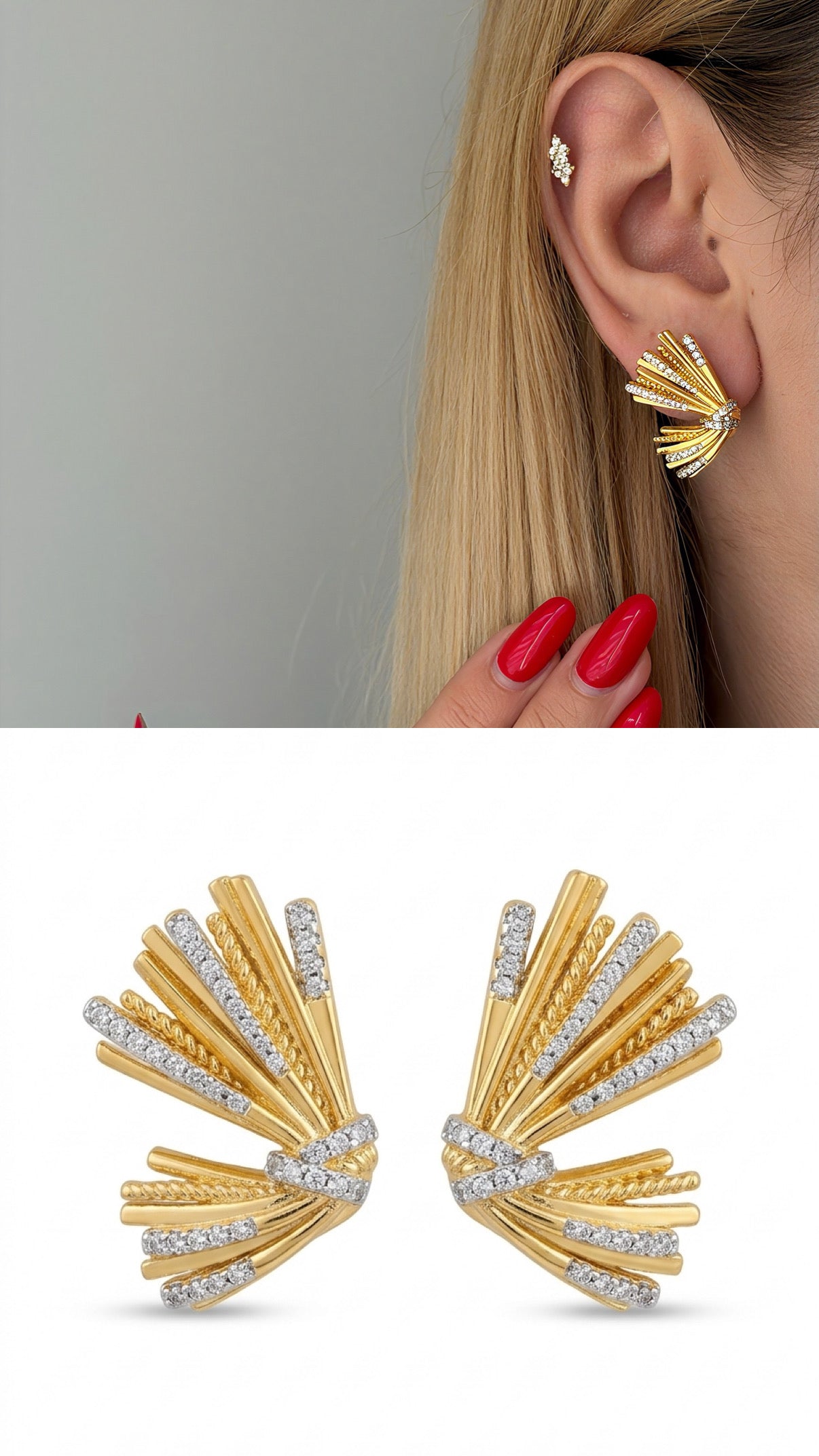 Hoop Earrings Stainless Steel Myaccessories.webp wholesale jewelry VIP 14K EARRINGS  Catwalk Jewellery Europe