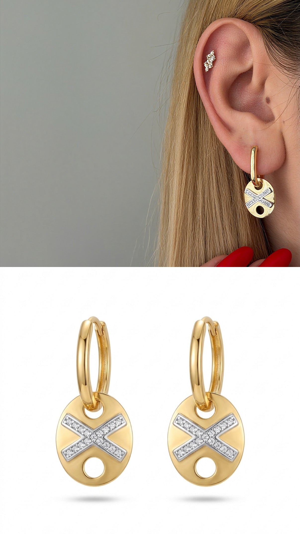 Hoop Earrings Stainless Steel Myaccessories.webp wholesale jewelry VIP 14K EARRINGS  Catwalk Jewellery Europe