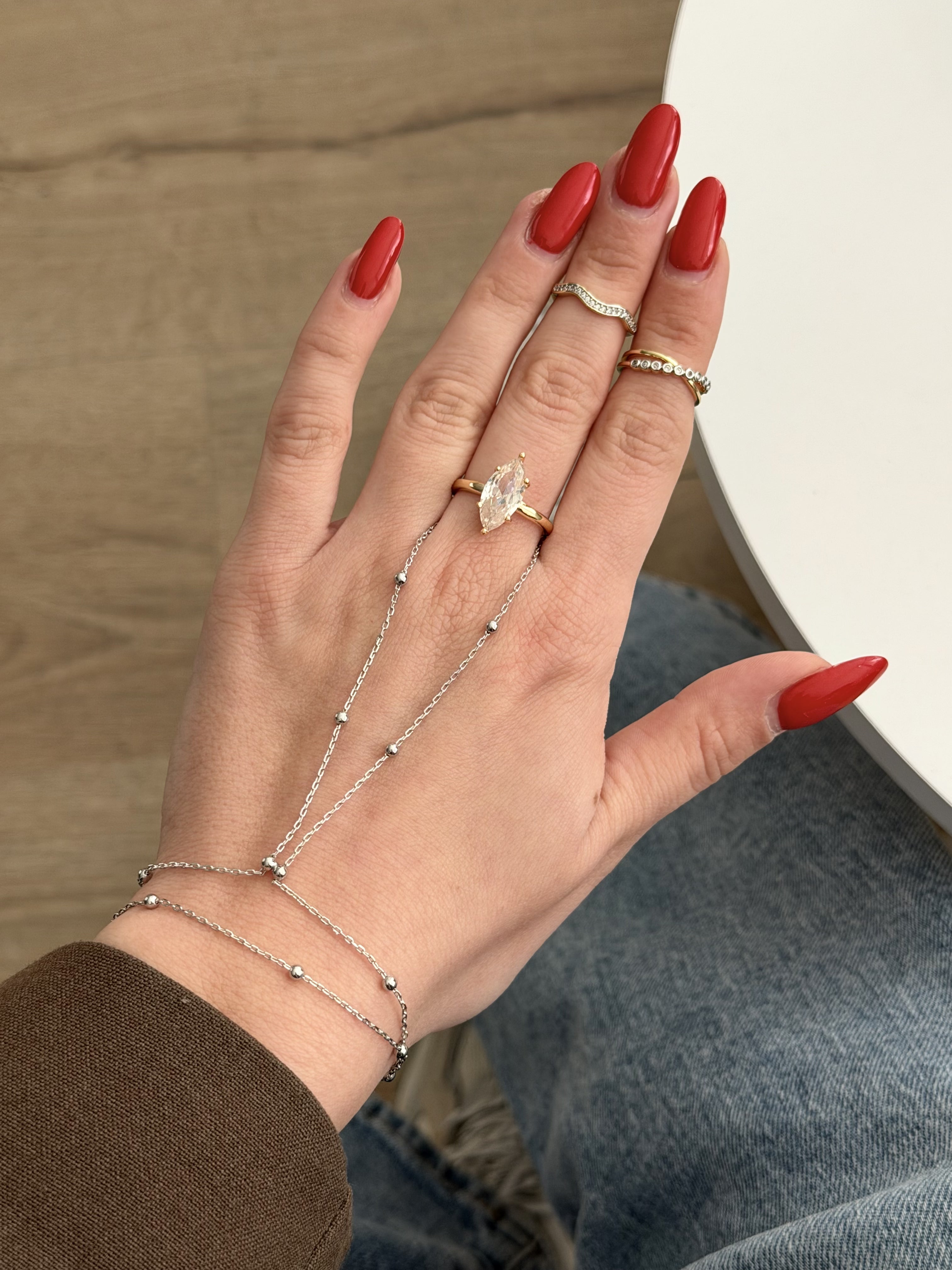 Hand Chain Stainless Steel Waterproof Trendy Wholesale Myaccessories wholesale jewelry HAND CHAINS  Catwalk Jewellery Europe