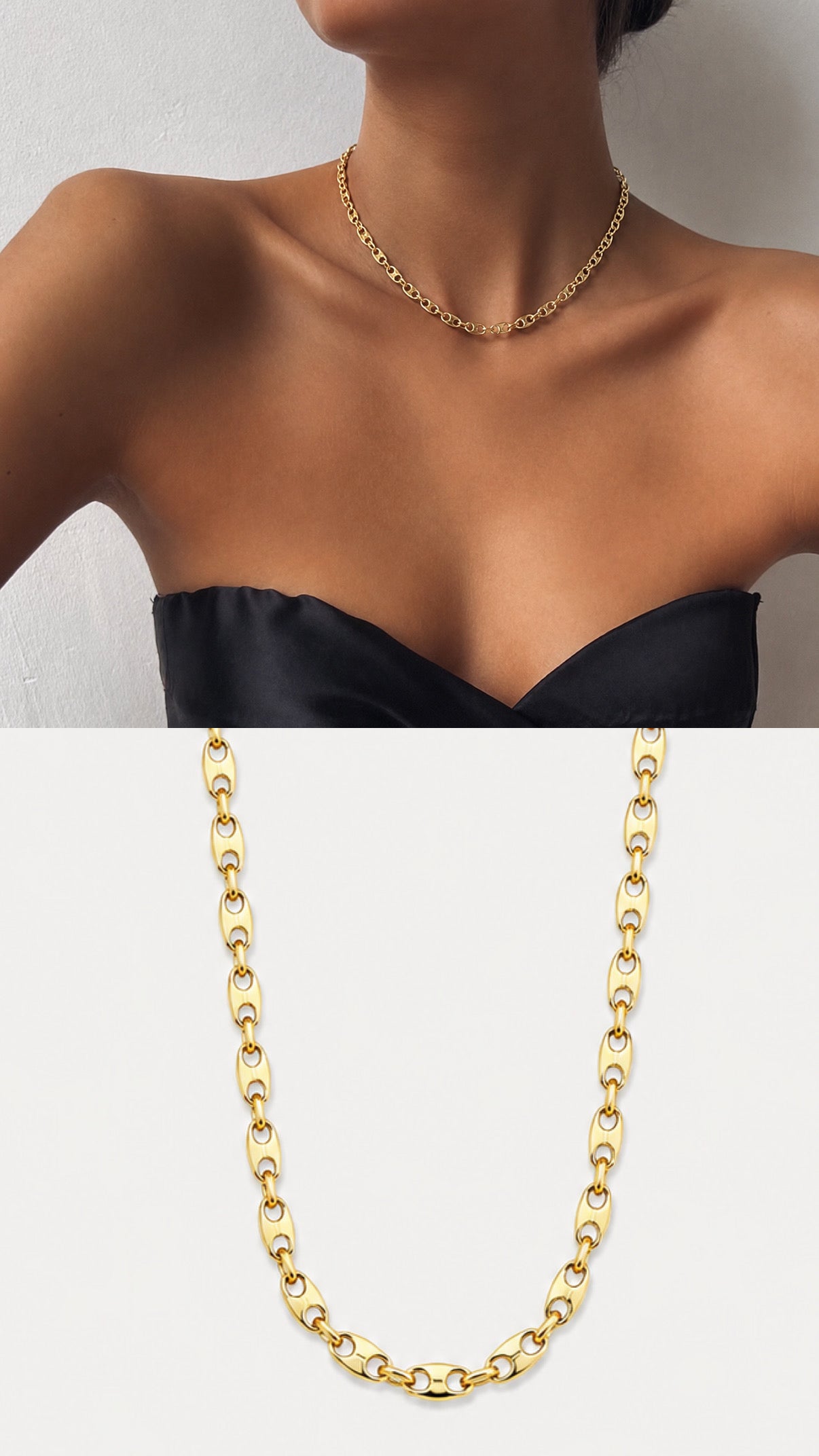 Necklace Stainless Steel Waterproof Layered Trendy Wholesale Myaccessories wholesale jewelry NECKLACE  Catwalk Jewellery Europe