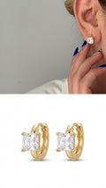 Gold Marquise Cut Cz Huggie Earrings wholesale jewelry VIP 14K EARRINGS  Catwalk Jewellery Europe