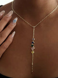 Y Necklace Stainless Steel Waterproof Layered Trendy Wholesale Myaccessories wholesale jewelry Y NECKLACE Catwalk Jewellery Europe
