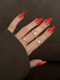 Gold Stackable Ring Stainless Steel Waterproof Trendy Wholesale Myaccessories wholesale jewelry RINGS Catwalk Jewellery Europe