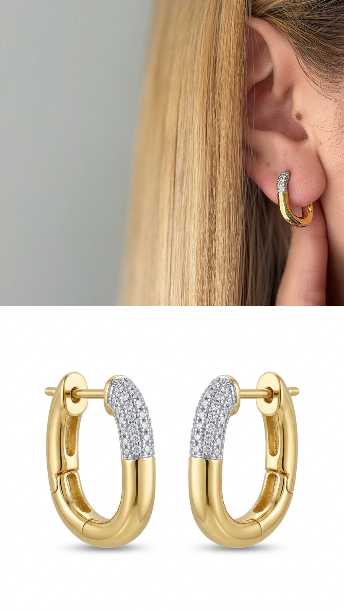 Hoop Earrings Stainless Steel Myaccessories.webp wholesale jewelry VIP 14K EARRINGS  Catwalk Jewellery Europe