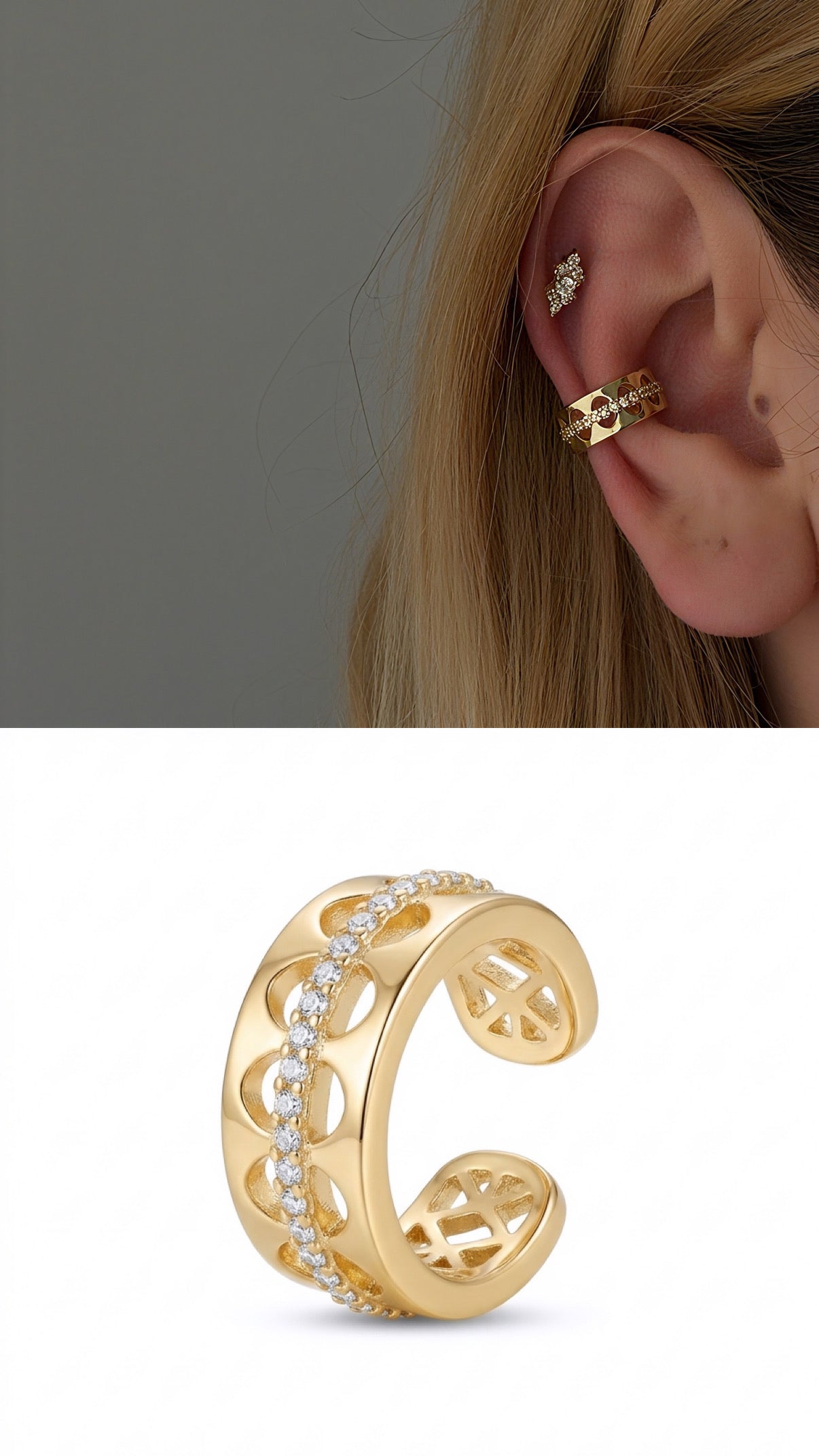 Ear Cuff Stainless Steel Waterproof Trendy Wholesale Myaccessories wholesale jewelry EARCUFFS  Catwalk Jewellery Europe