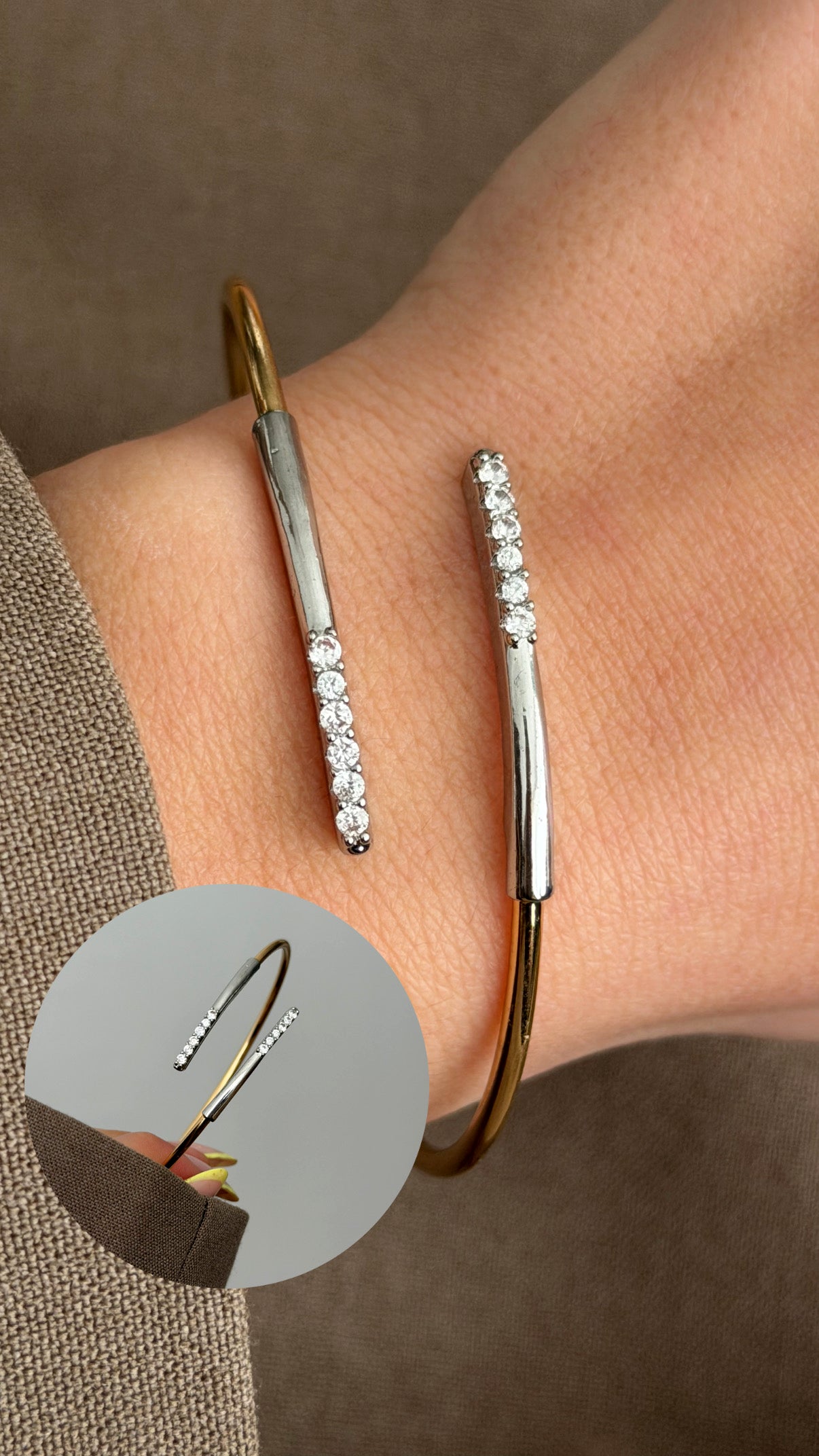 Cuff Bracelet Stainless Steel Waterproof Minimalist Wholesale Myaccessories wholesale jewelry CUFF BRACELETS Catwalk Jewellery Europe
