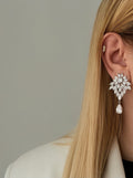 Zircon Statement Drop Earrings Luxury Bridal Wholesale Myaccessories wholesale jewelry STATEMENT EARRİNGS Catwalk Jewellery Europe