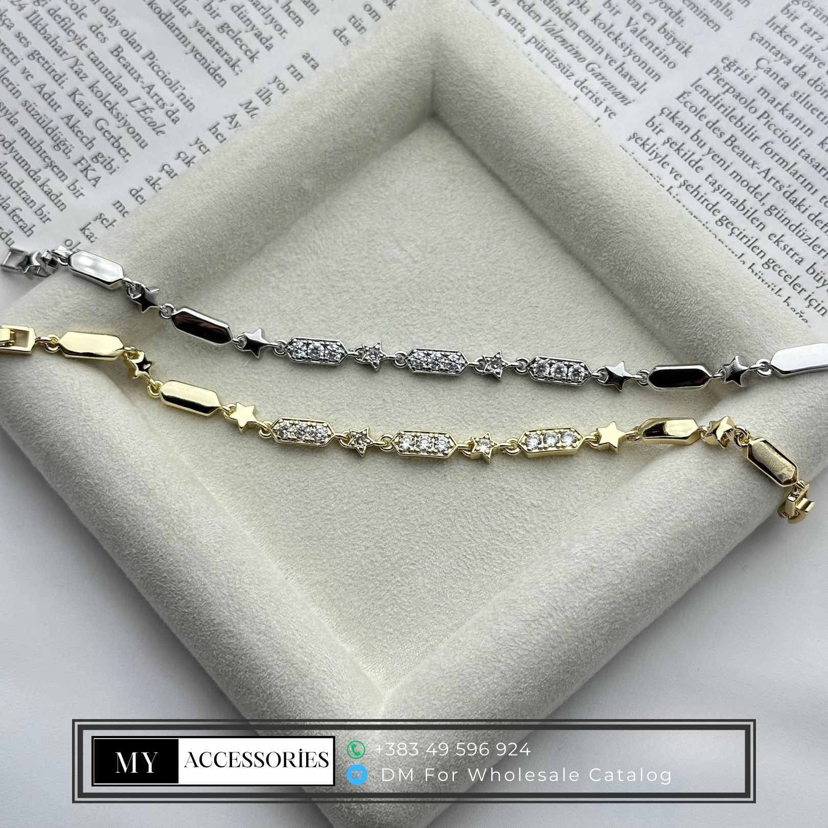MY5V14BRC090 wholesale jewelry VIP 14K BRACELETS Catwalk Jewellery Europe