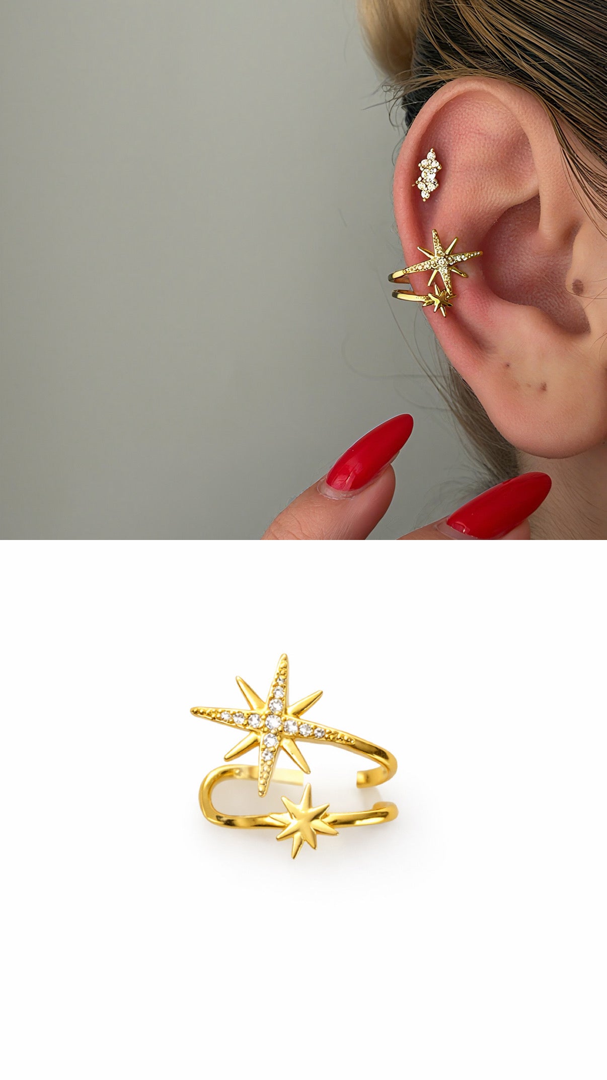 Ear Cuff Stainless Steel Waterproof Trendy Wholesale Myaccessories wholesale jewelry EARCUFFS  Catwalk Jewellery Europe