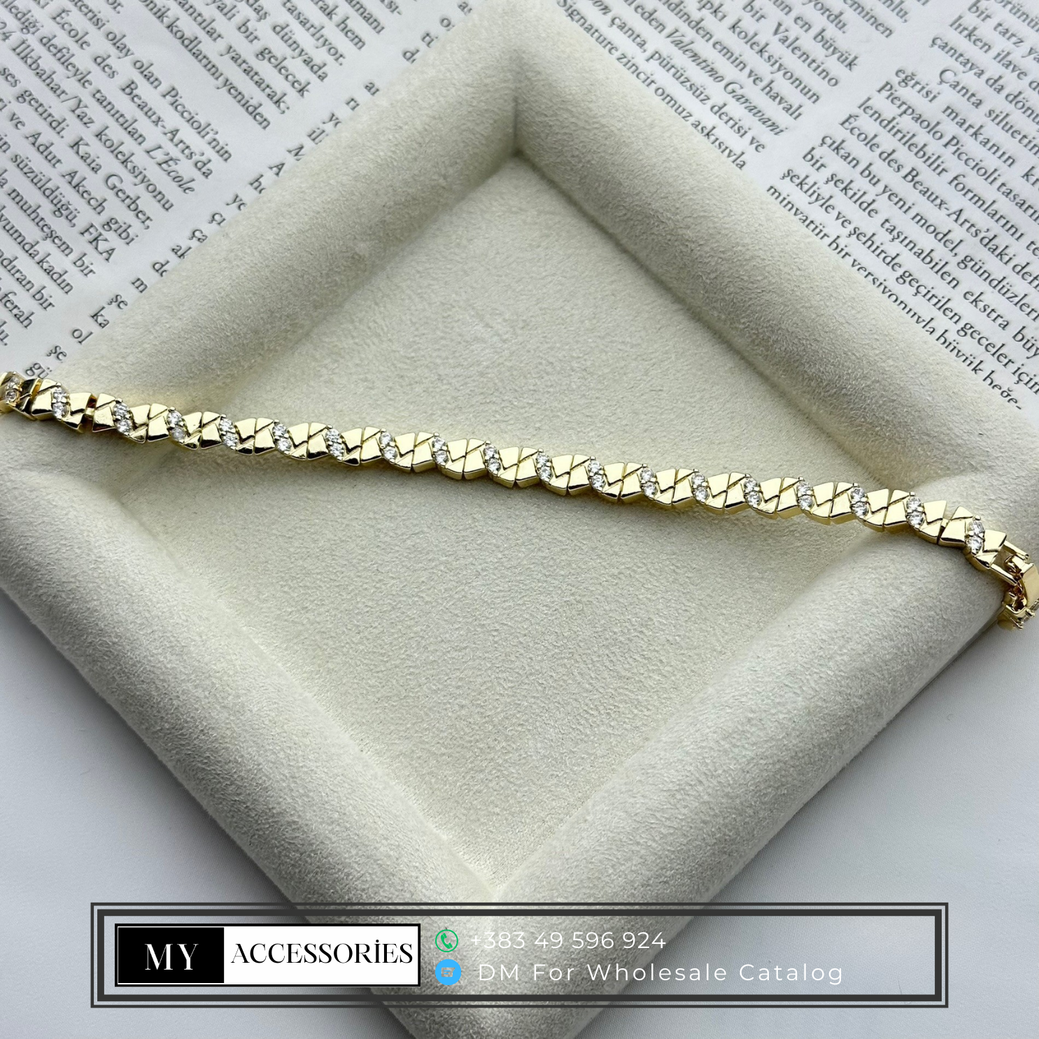 MY5V14BRC049 wholesale jewelry VIP 14K BRACELETS Catwalk Jewellery Europe