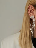 Zircon Statement Drop Earrings Luxury Bridal Wholesale Myaccessories wholesale jewelry STATEMENT EARRİNGS Catwalk Jewellery Europe