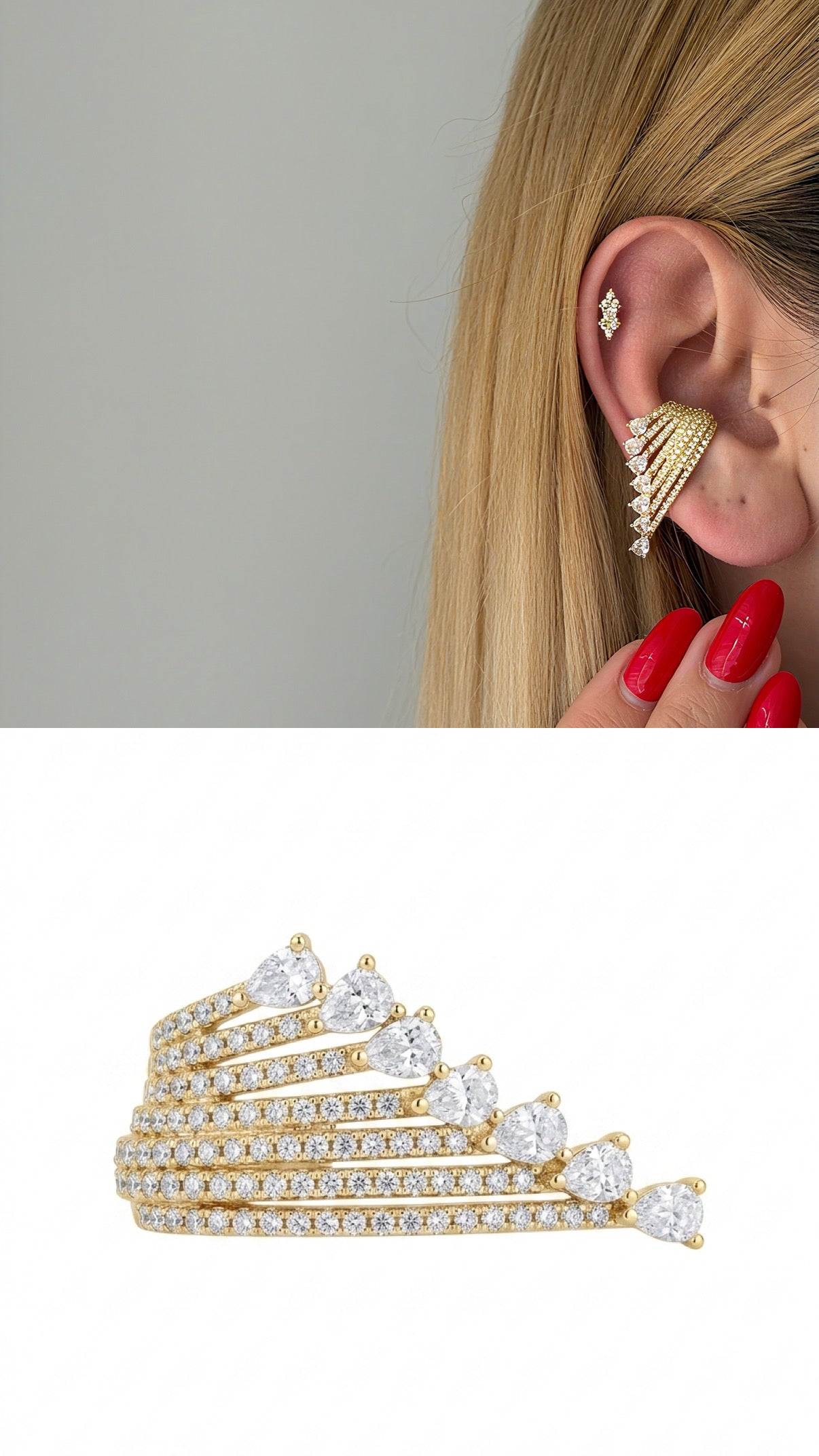 Ear Cuff Stainless Steel Waterproof Trendy Wholesale Myaccessories wholesale jewelry EARCUFFS  Catwalk Jewellery Europe