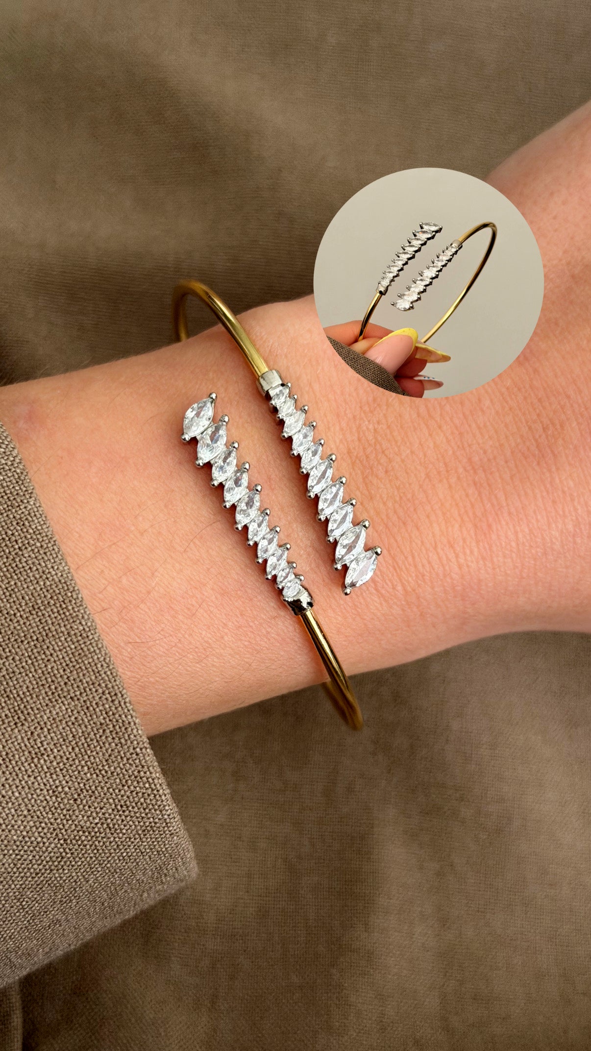 Cuff Bracelet Stainless Steel Waterproof Minimalist Wholesale Myaccessories wholesale jewelry CUFF BRACELETS Catwalk Jewellery Europe