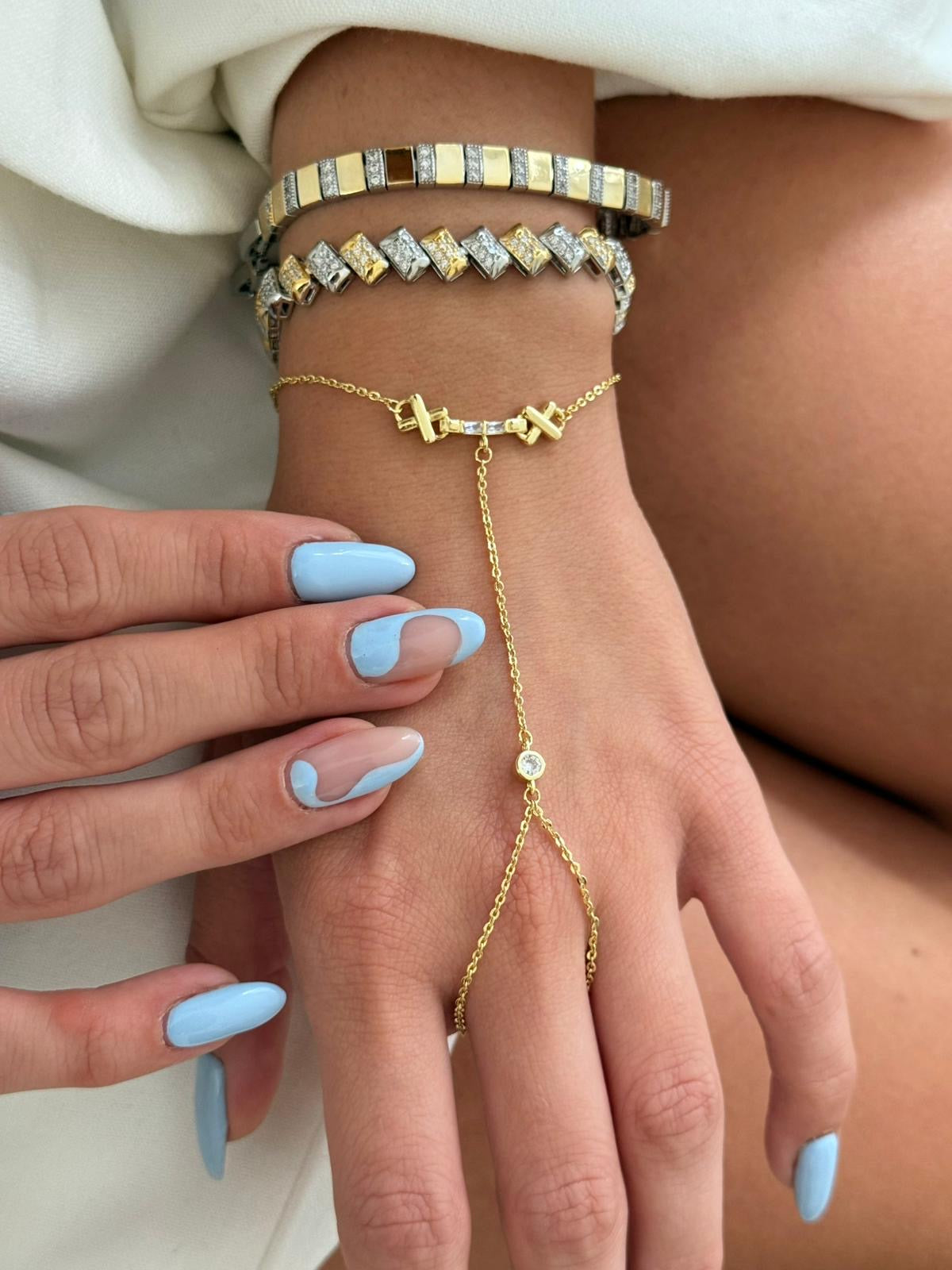 Hand Chain Stainless Steel Waterproof Trendy Wholesale Myaccessories wholesale jewelry HAND CHAINS  Catwalk Jewellery Europe