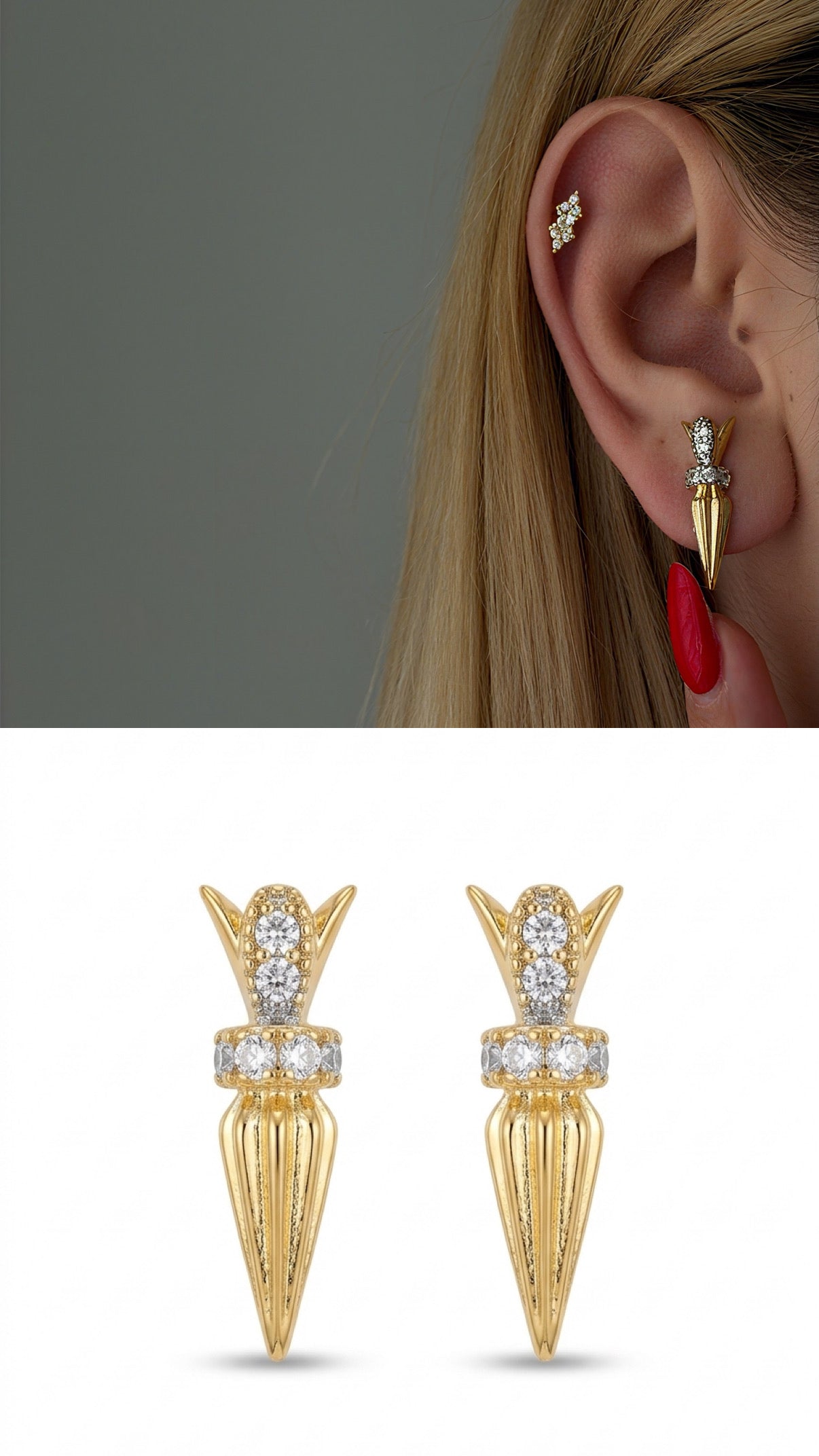 Hoop Earrings Stainless Steel Myaccessories.webp wholesale jewelry VIP 14K EARRINGS  Catwalk Jewellery Europe